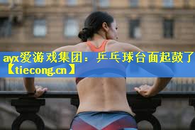 <strong>ayx爱游戏集团：乒乓球台面起鼓了</strong>